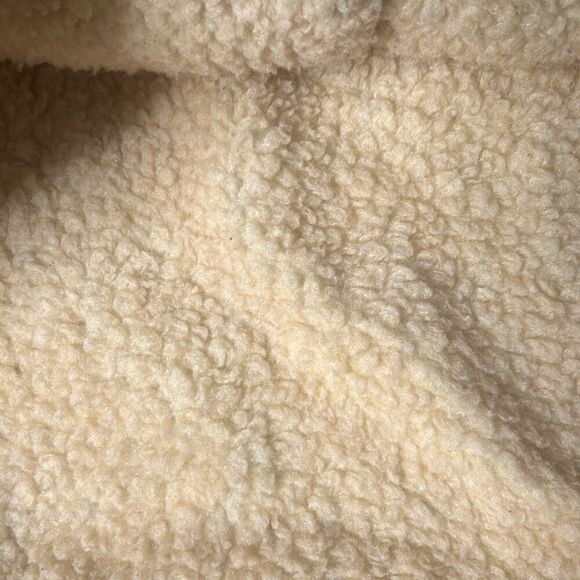 Vintage come on‎ strong denim Sherpa vest men's xl warm grunge distressed biker - Picture 5 of 11